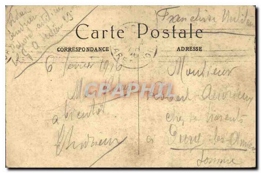 CPA Paris Le Trocadero  — Rückseite