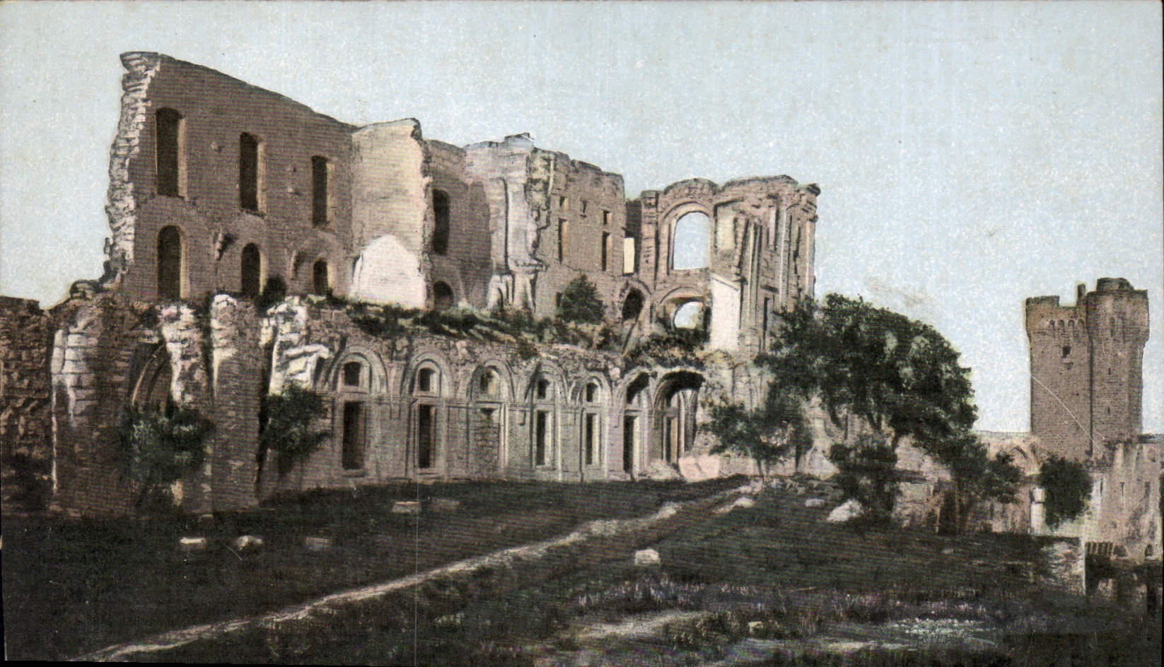 Ruines d'un château ou d'un édifice ancien — Amiens — Établissements J. Rosen