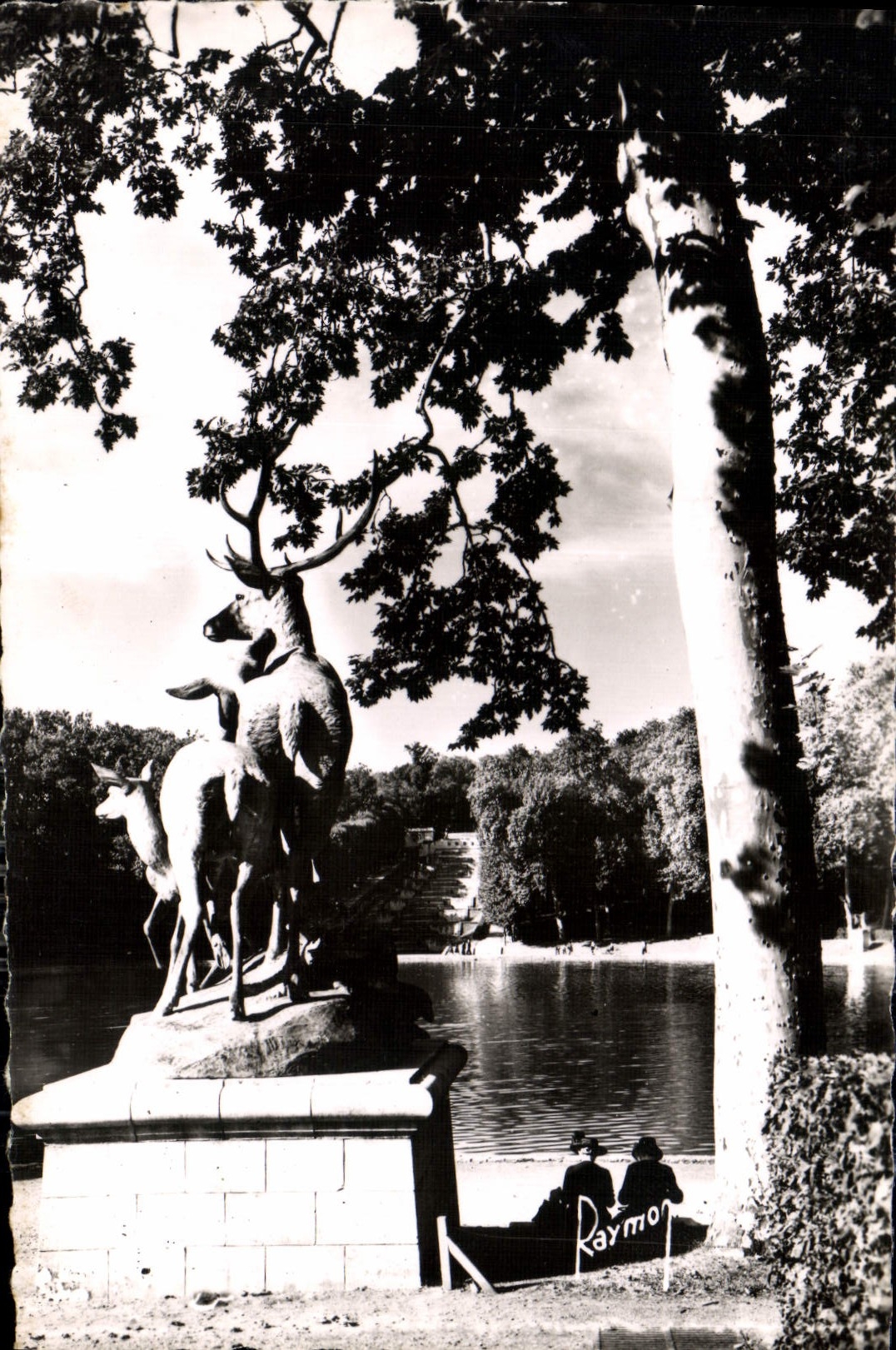 CPA Images de France Le Parc de Sceaux Seine Coin artistique pres du Lac 