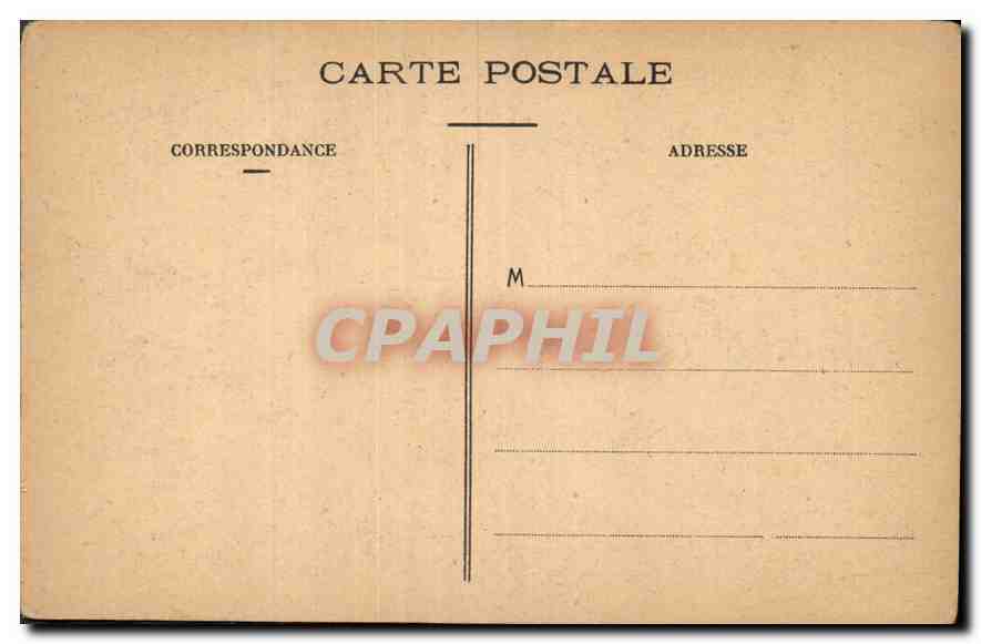 CPA Madame Recanier Louvre  — Verso