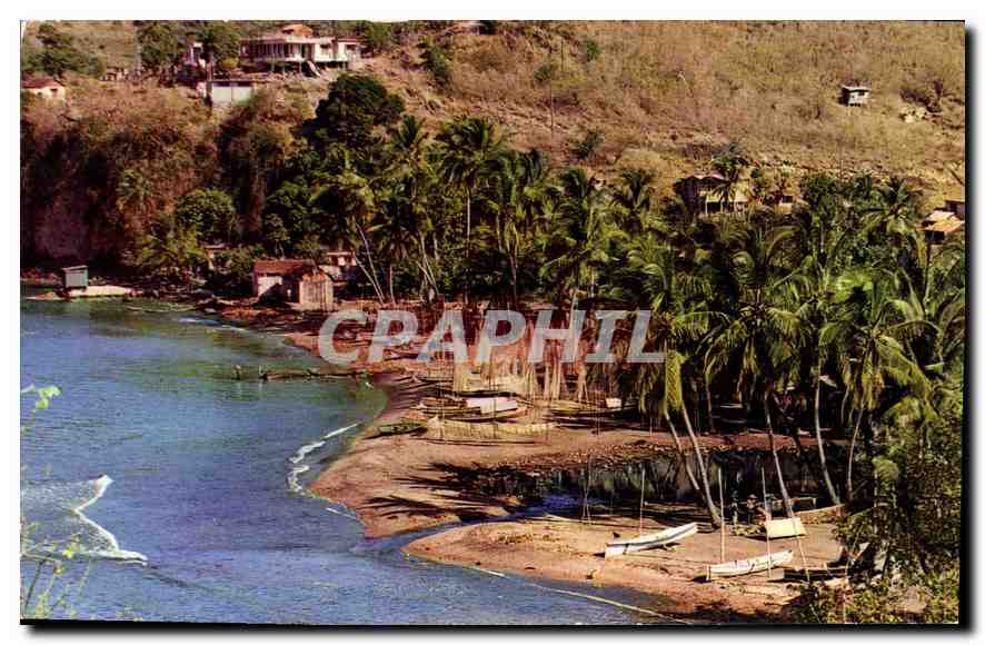 CPM Martinique Un village de pecheurs Fonds Lahaye 