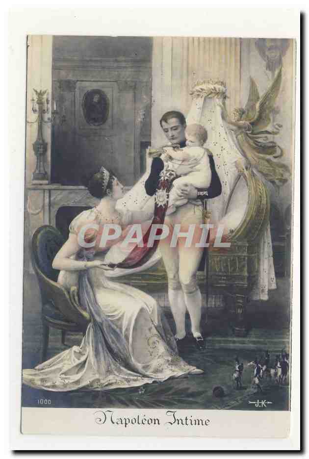 Napoléon Intime — scène intime avec Joséphine et un enfant — d.K. n° 1000