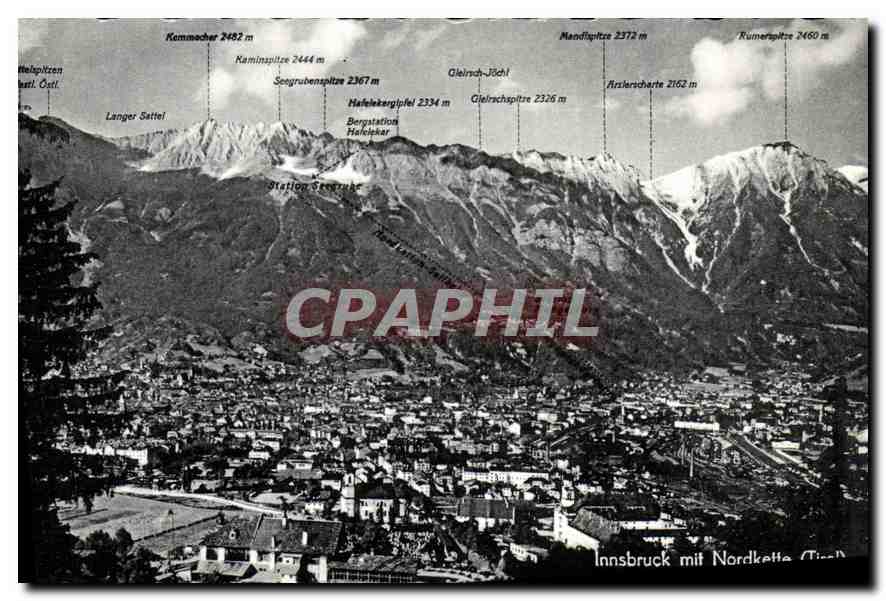 CPA Innsbruck mit Nordkette 