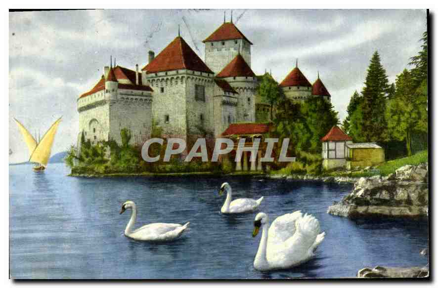 CPA Lac Leman Le Chateau de Chillon 