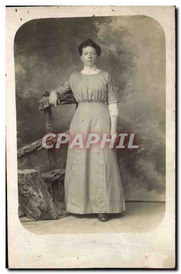 CARTE PHOTO Femme