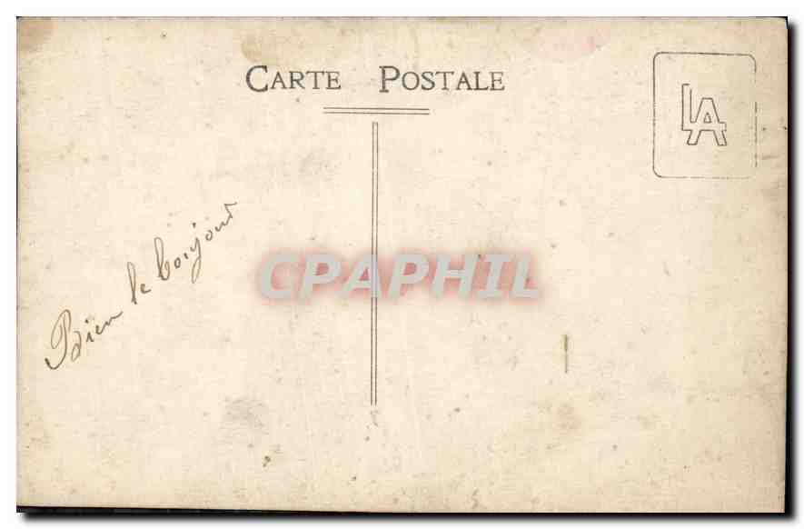 CARTE PHOTO Femme — Verso