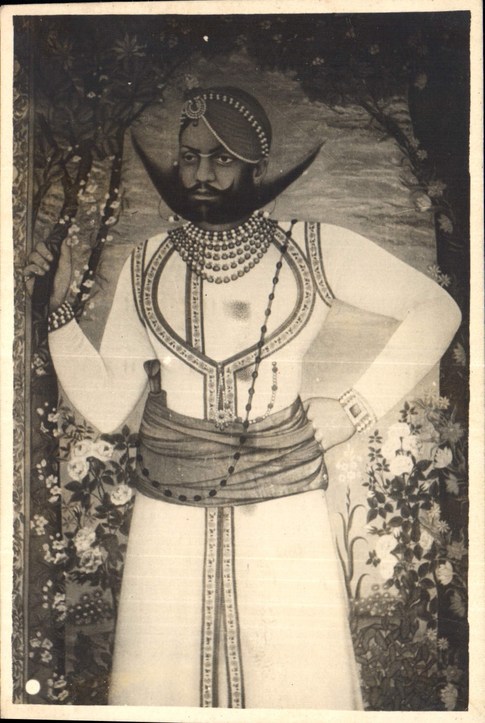 CARTE PHOTO Homme Inde india