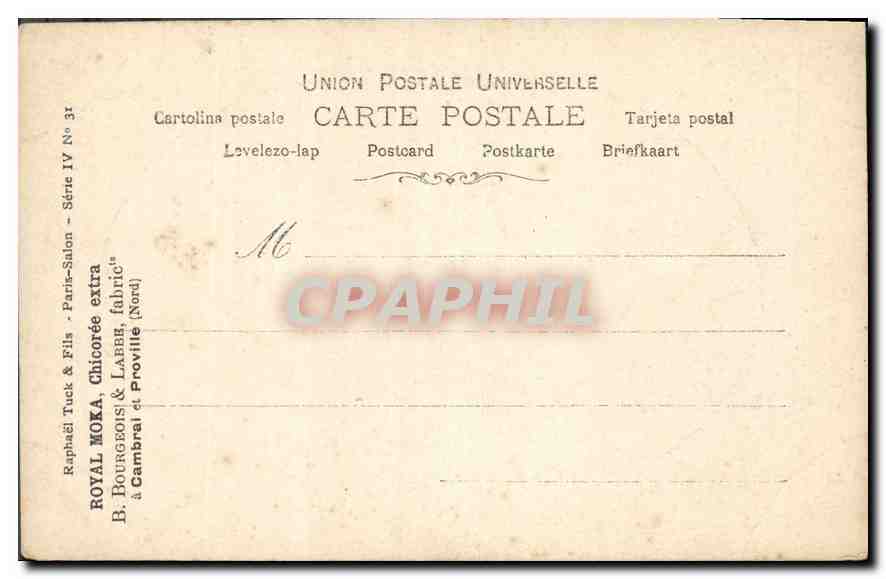 CPA Rue au Caire  — Rückseite