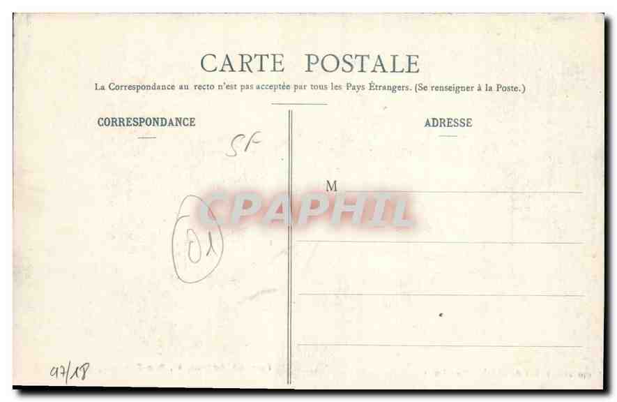 CPA Le Brou Le Choeur  — Verso