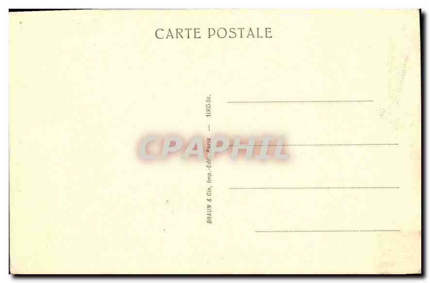 CPA Florence Donatello Saint Georges  — Rückseite