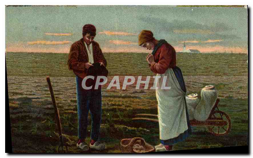 CPA Paysans Millet