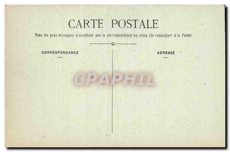 CPA L'Imperatrice Josephine a la Malmaison  — Verso