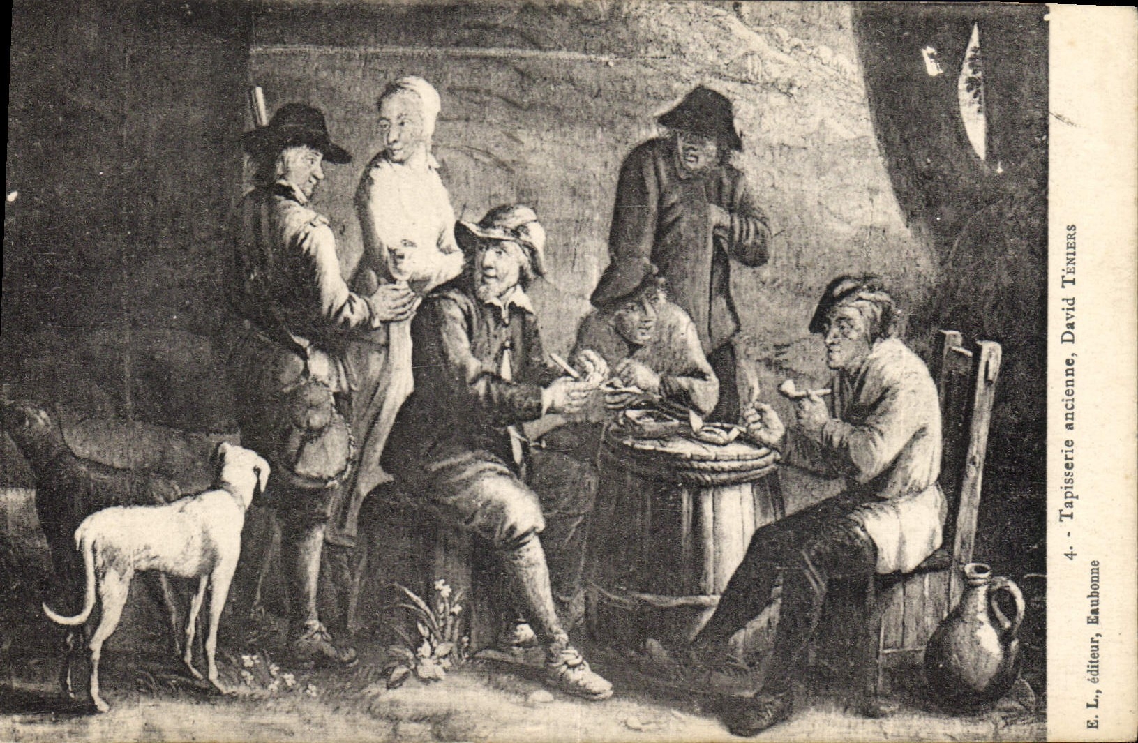 CPA Tapisserie ancienne David Teniers 