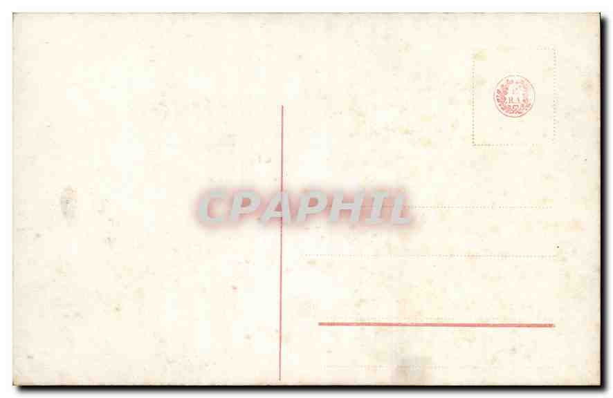 CPA Femme — Verso