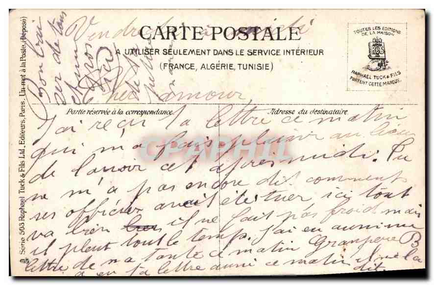 CPA Femmes — Verso