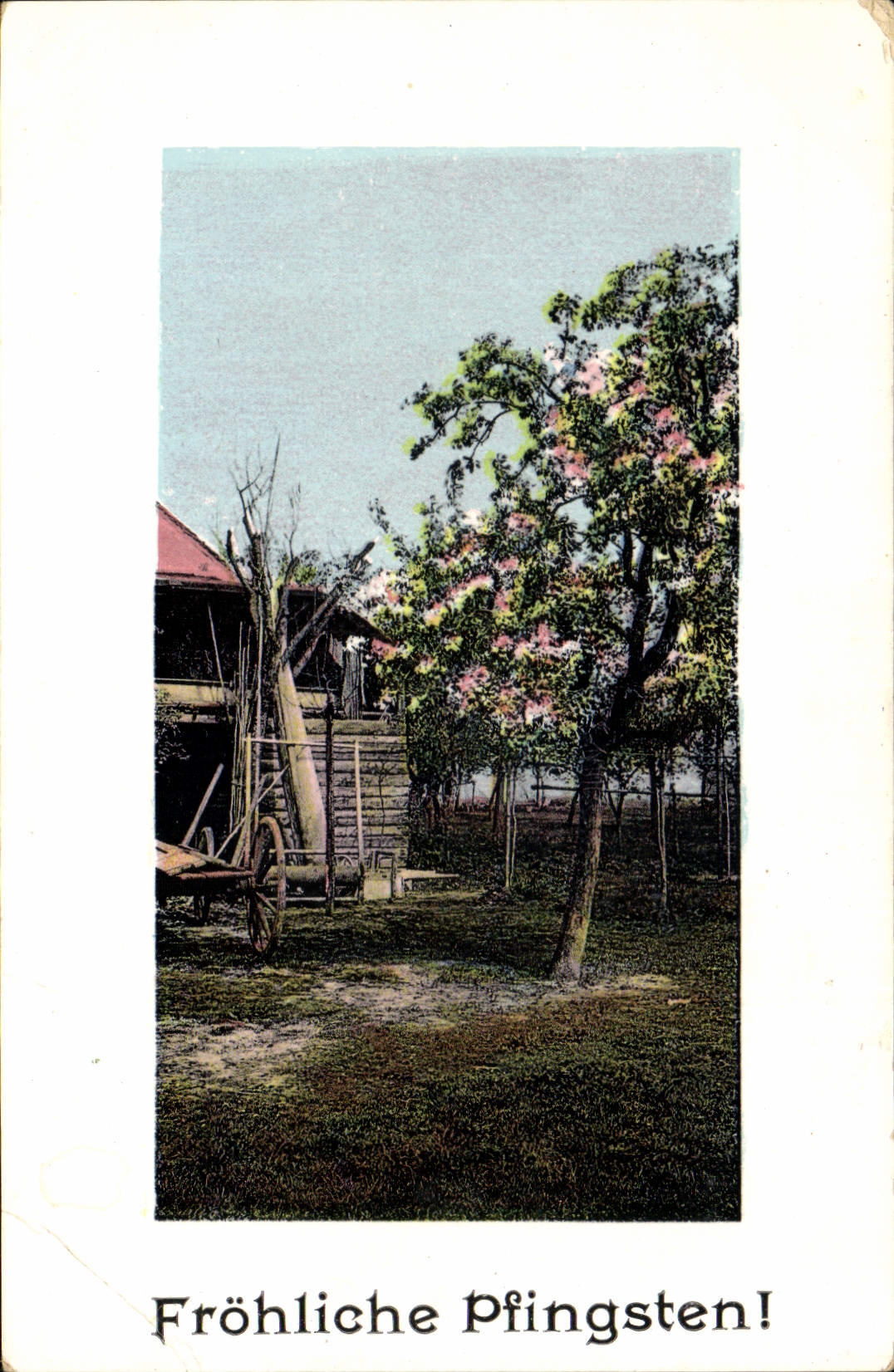 CPA Frohliche Pfingsten 
