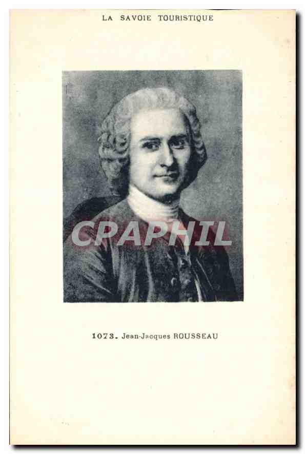 CPA La Savoie Touritique Jean Jacques Rousseau 