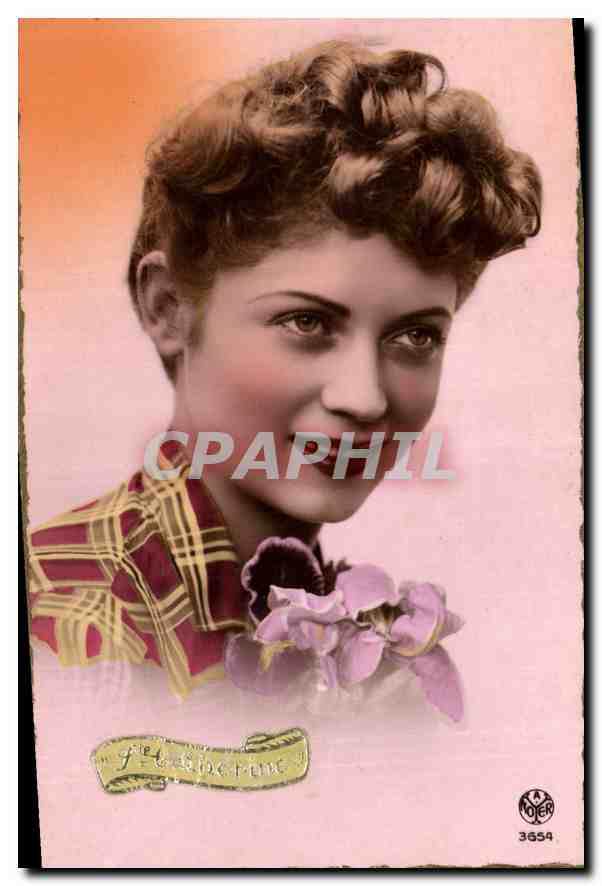 Jeune femme — portrait — éditeur Moteer, n° 3654