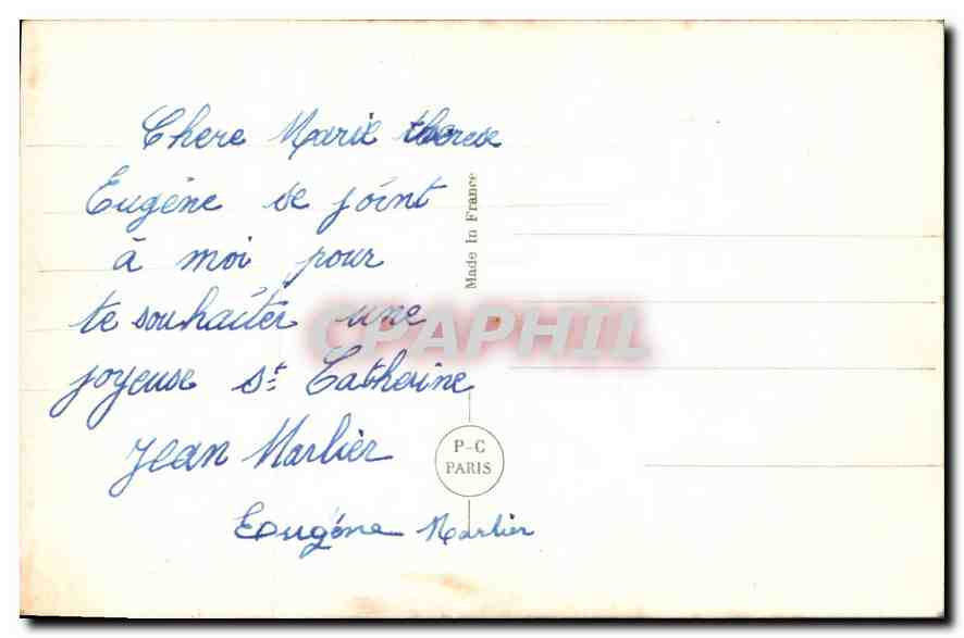 CPA Enfants — Rückseite