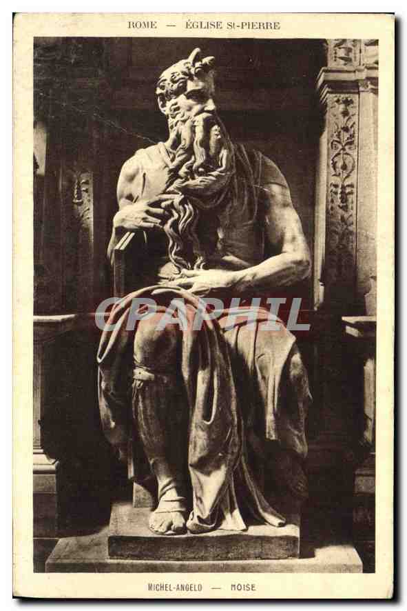 CPA Rome Eglise St Pierre Michel-Angelo Moise