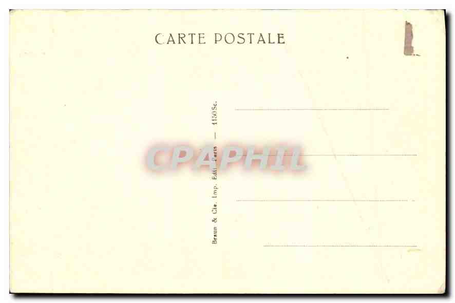CPA Rome Eglise St Pierre Michel-Angelo Moise — Rückseite