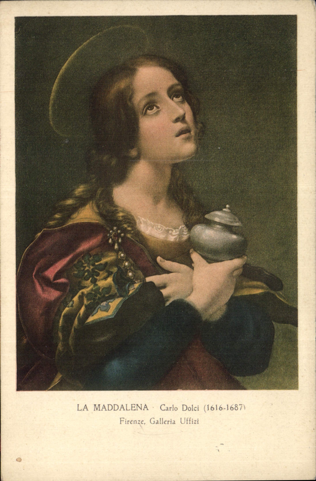 La Maddalena — peinture de Carlo Dolci (1616-1687) — Galleria Uffizi, Florence