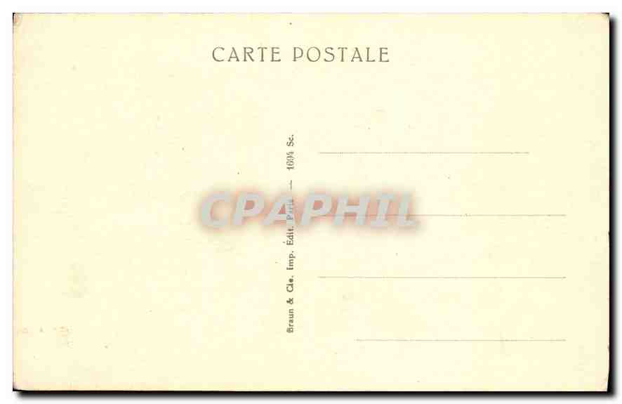 CPA Florence Musee National Enfants Chanteurs  — Verso