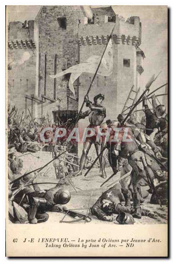 CPA JE Lenepveu La prise d'Orleans par Jeanne d'Arc 