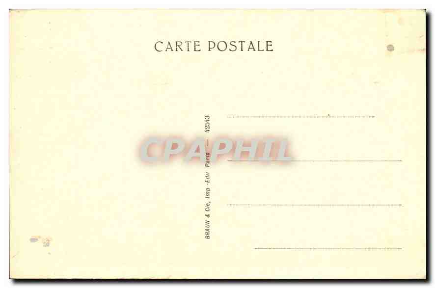 CPA Florence Academie Des Beaux Arts Botticelli Le Printemps  — Verso
