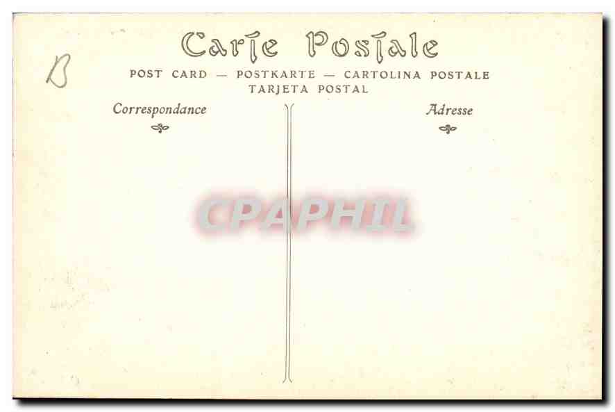CPA Chateau De Chantilly La Porte Saint Denis et les Ecuries  — Rückseite