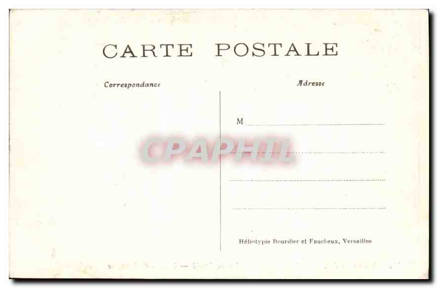 CPA Musee Conde Galerie de Peinture  — Rückseite