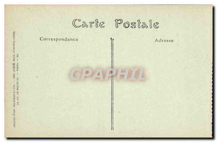 CPA Compiegne La Place de l'Hotel de Ville  — Verso