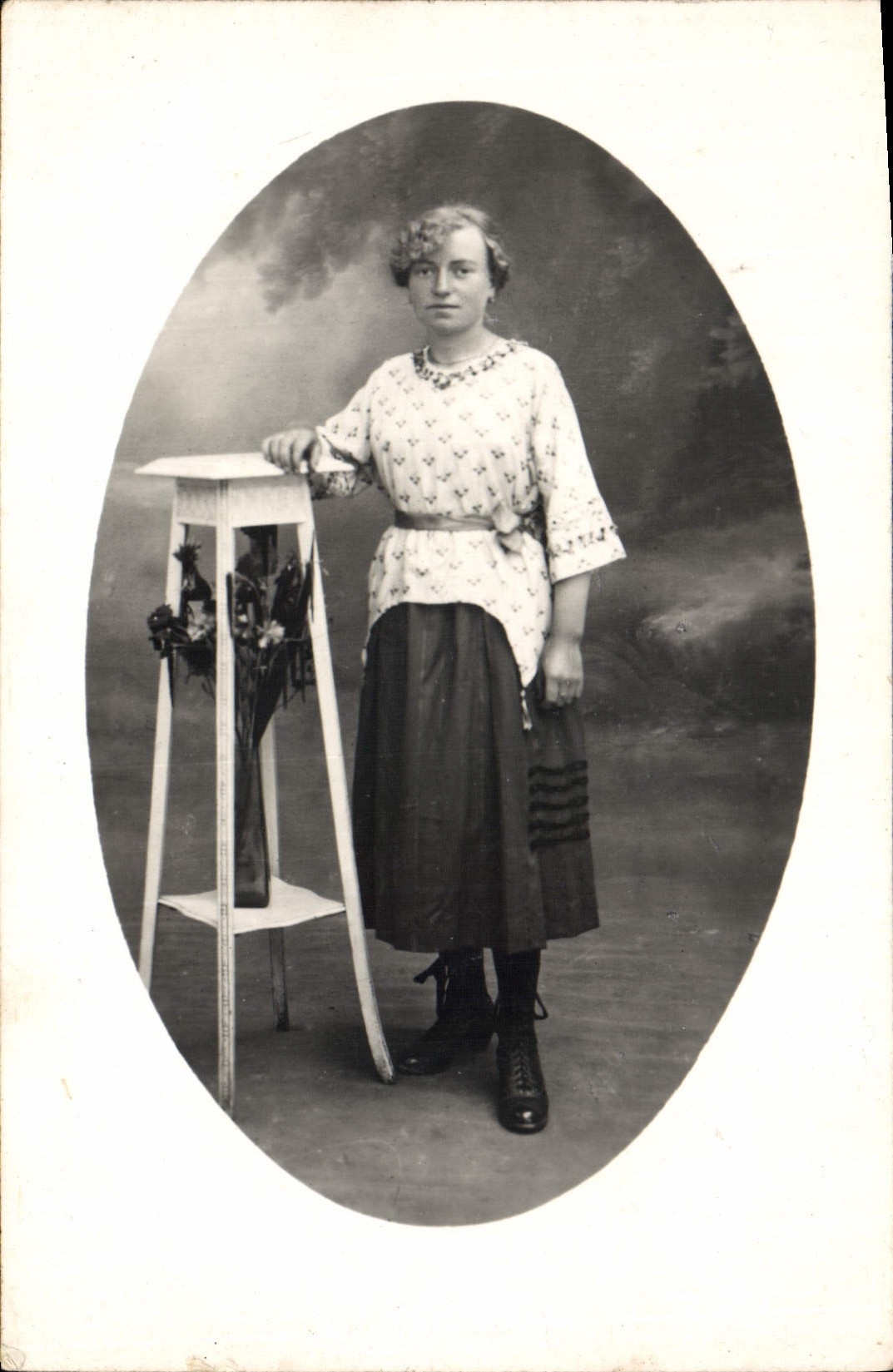 CARTE PHOTO Femme