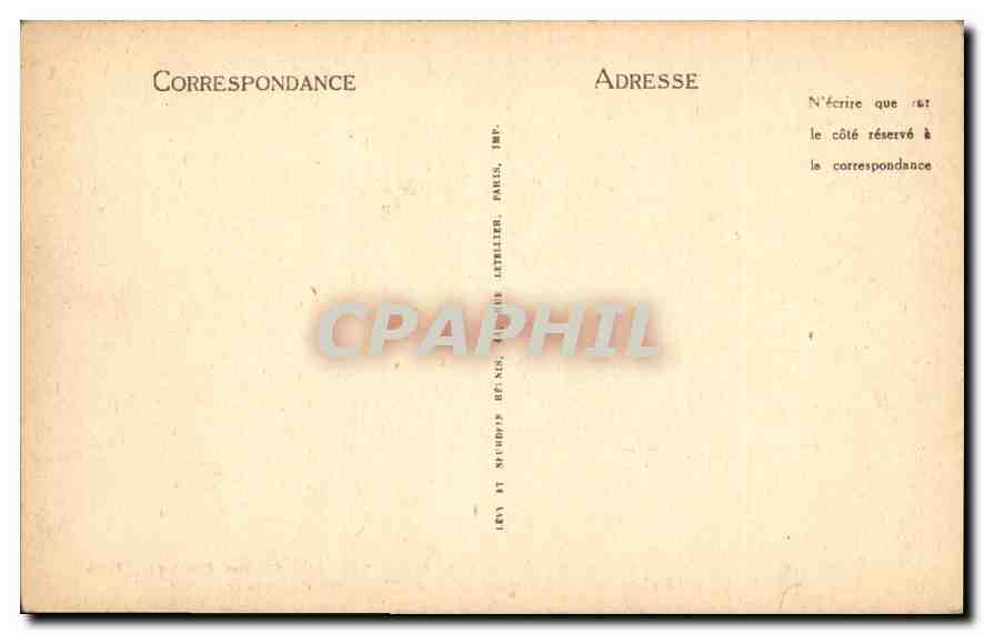 CPA Lourdes Le Calvaire Jesus attache a la Croix  — Rückseite