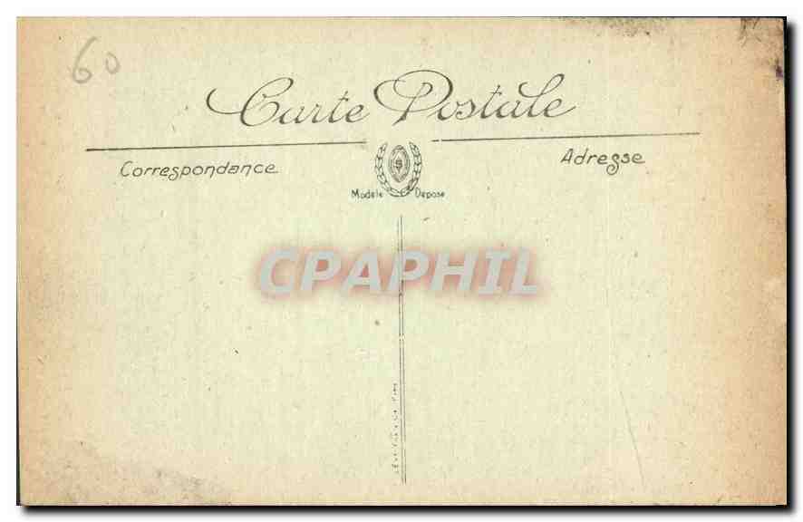 CPA Beauvais La Cathedrale Interieur Mausolee du cardinal Toussaint Forbin Janson eveque de Beauvais — Rückseite