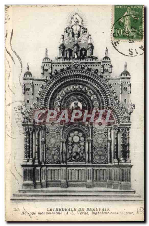 Cathédrale de Beauvais — Horloge monumentale — A.-L. Vérité, ingénieur-constructeur