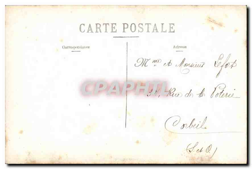 CPA Bonne Annee Femme — Rückseite