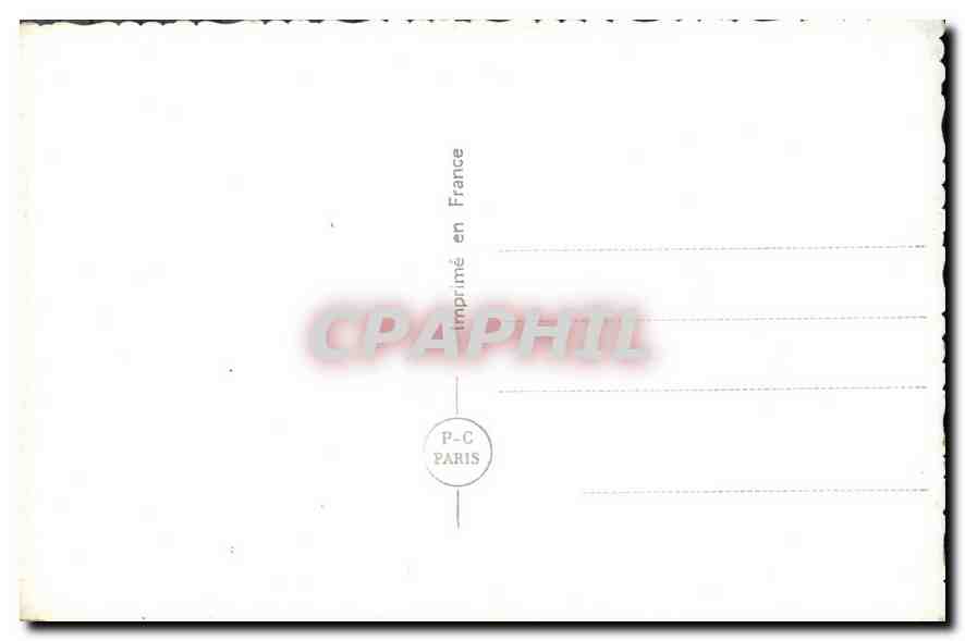 CPA Homme — Verso
