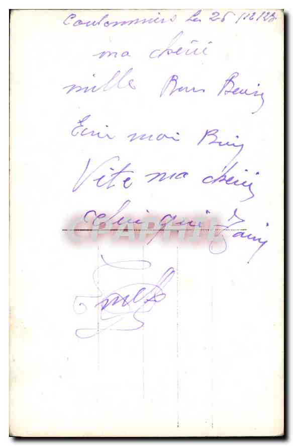 CPA Credo d Amour Je crois a ton amour a ton charme vainquer Femme — Verso