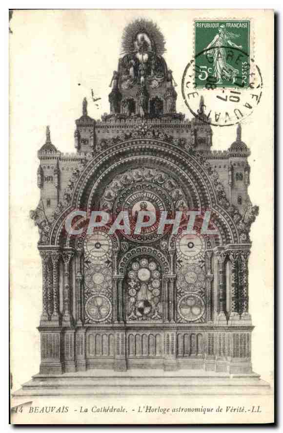 Beauvais - La Cathédrale - L'Horloge astronomique de Vérité - LL