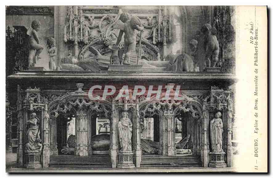 CPA Eglise de Brou Mausolee de Philibert le Beau 
