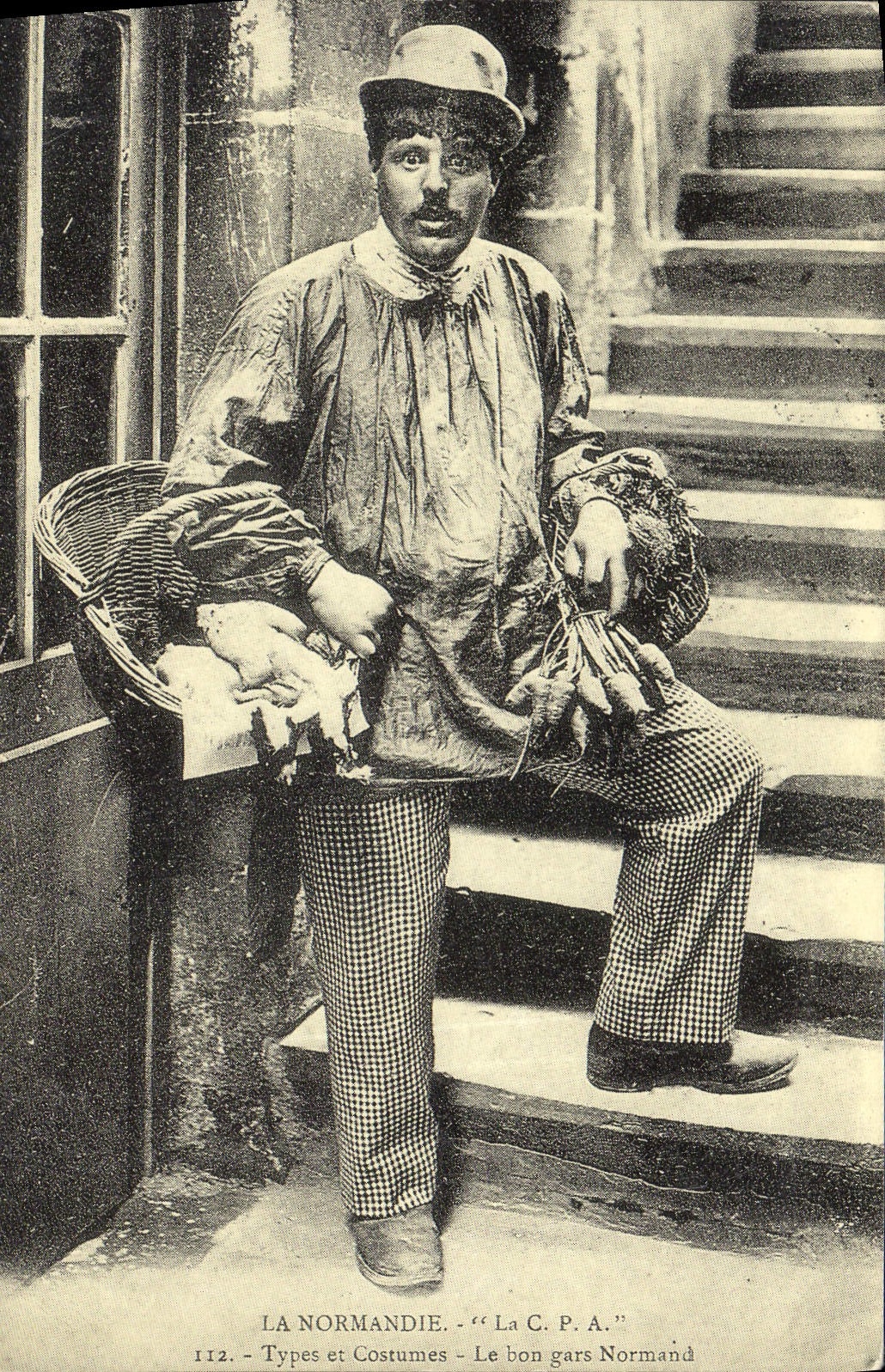REPRO La Normandie Types of Costumes Le bon gars Normand Folklore