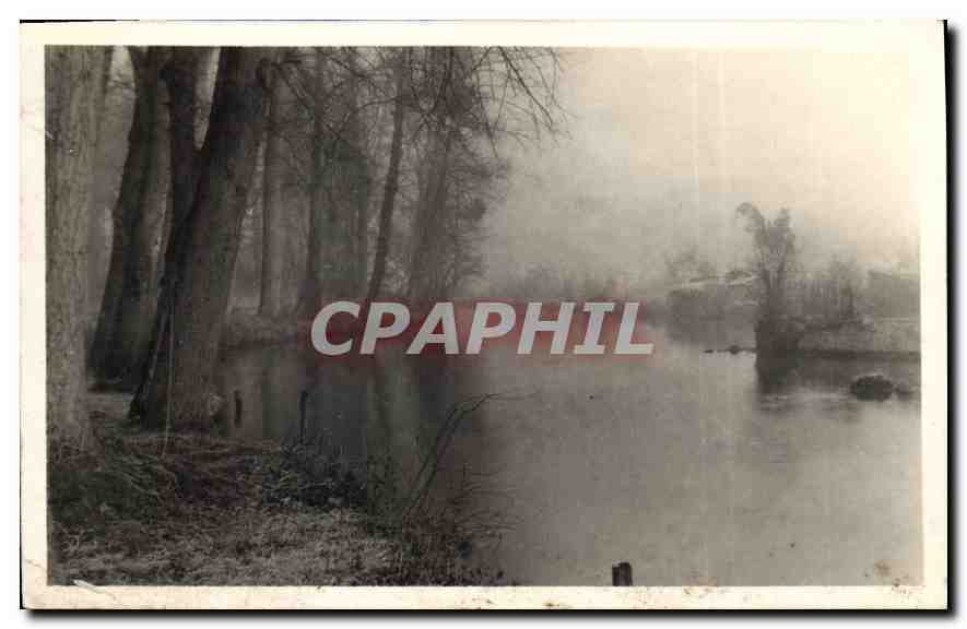 CARTE PHOTO Bord d'eau