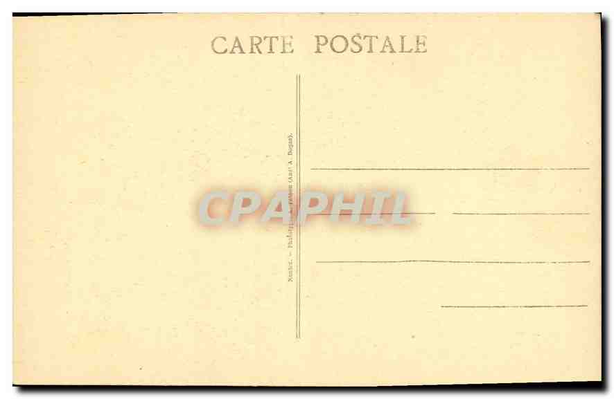 CPA Nantes Musee de Beaux Arts  — Rückseite