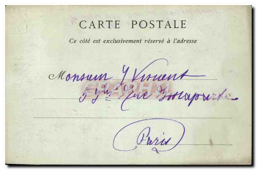 CPA Deruir Malin de Marie Antoinette par L Baader  — Verso