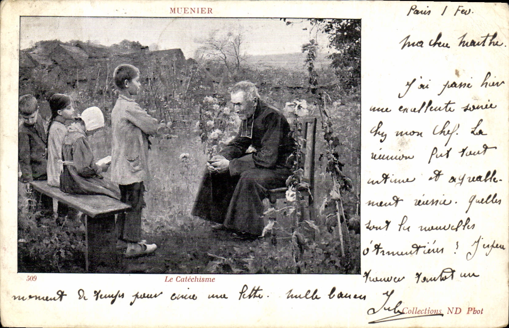 Le Catéchisme — Moment d'enseignement — Muénier, n°509