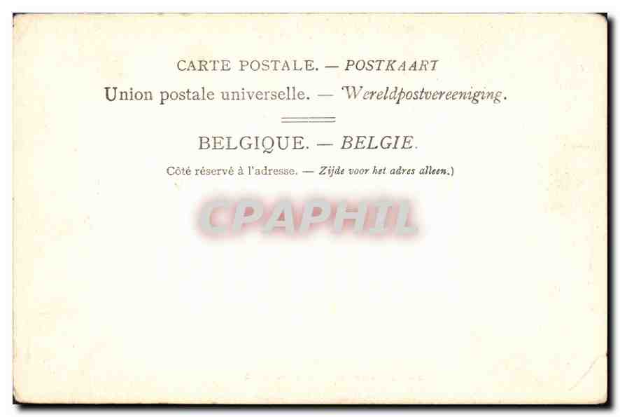 CPA Piet Van Engelen Œil pour œil Canard Coq Renard — Rückseite