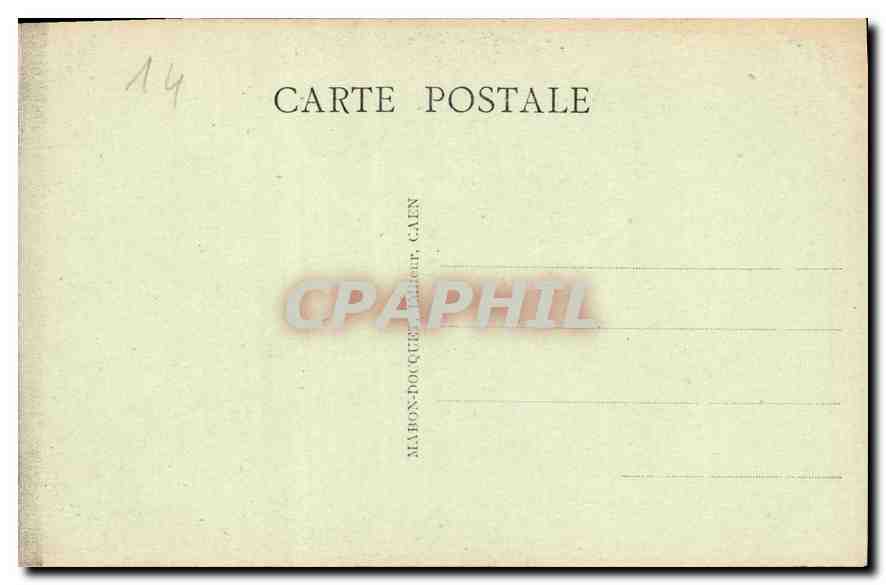 CPA Caen Eglise de la Trinte Ancienne Abbaye aux Dames  — Verso