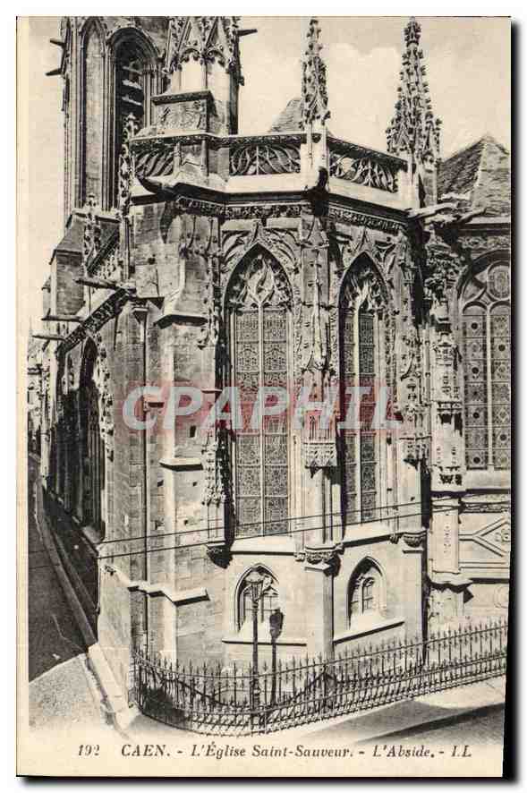 CPA Caen L'Eglise Saint souveur L Abside 