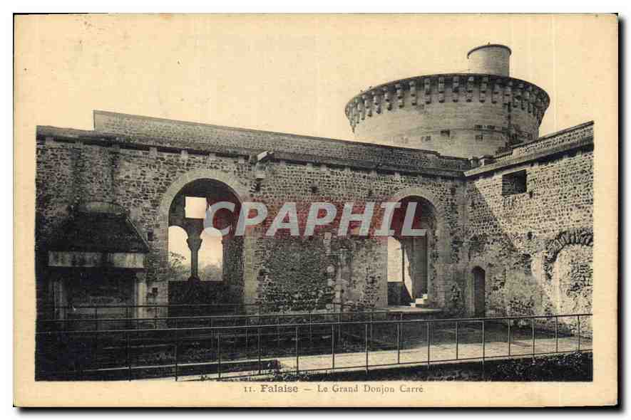 Falaise — Le Grand Donjon Carré — CPAPHIL